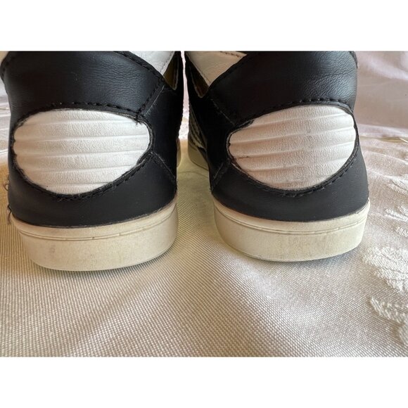 Adidas Hard Court Sneakers Shoes Childs Size 13 Black Athletic High Top - Picture 6 of 10